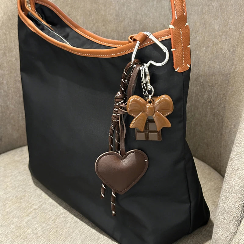 Kawaii Heart & Chocolate Keychain