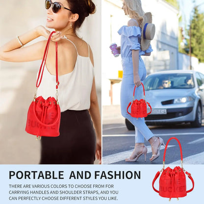 Blue Bucket Luxe Bag