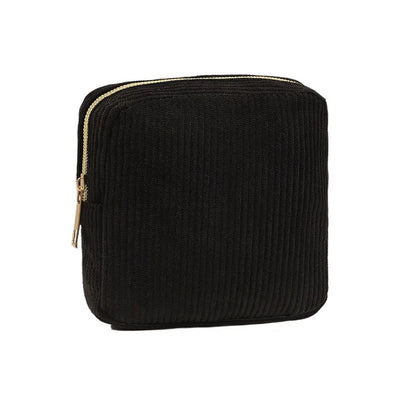 Aesthetic Corduroy Travel Pouch