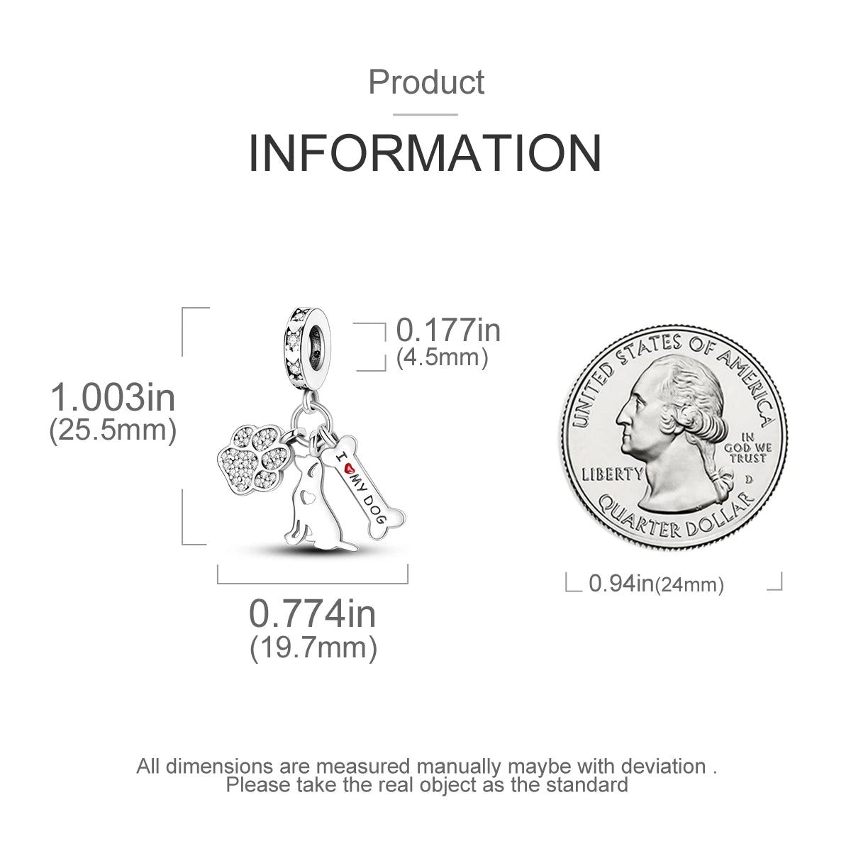 925 Sterling Silver Charm Collection for Women