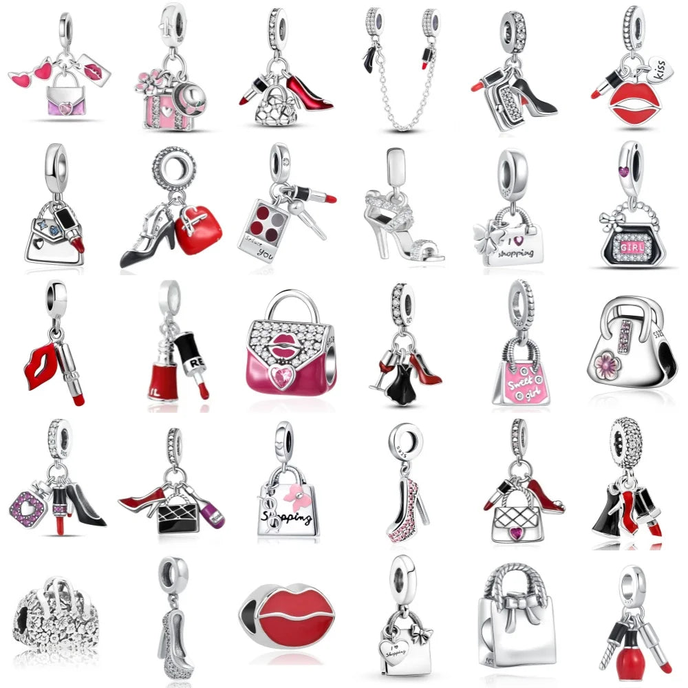 Fashionista Charm Collection (925 Sterling Silver)