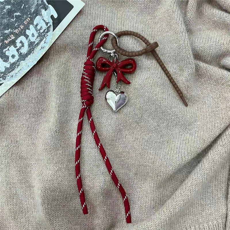 Kawaii Heart & Chocolate Keychain