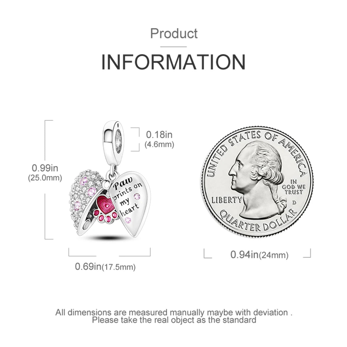 925 Sterling Silver Charm Collection for Women