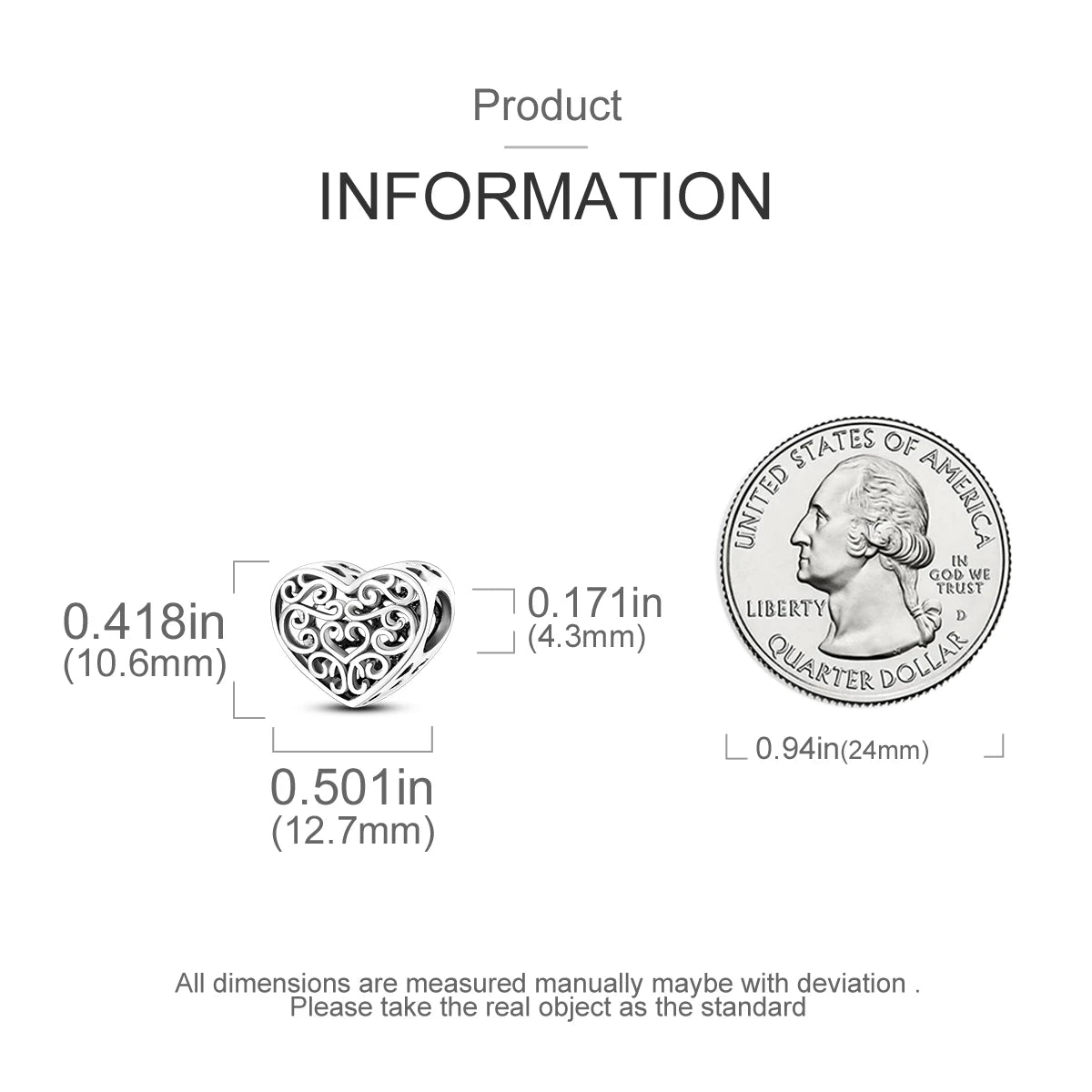 925 Sterling Silver Charm Collection for Women