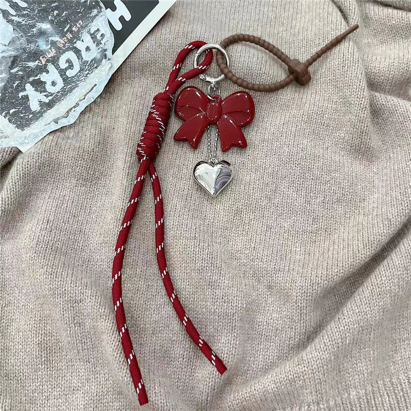 Kawaii Heart & Chocolate Keychain