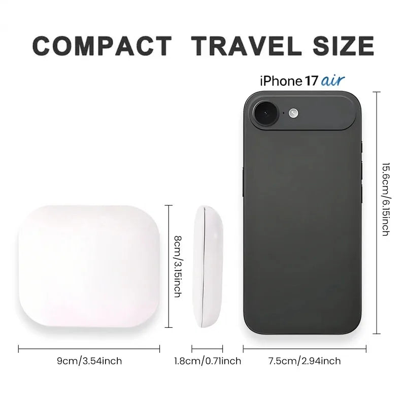 LED Lighted Compact Mirror (1X/2X Magnification)