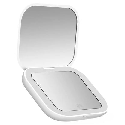 LED Lighted Compact Mirror (1X/2X Magnification)
