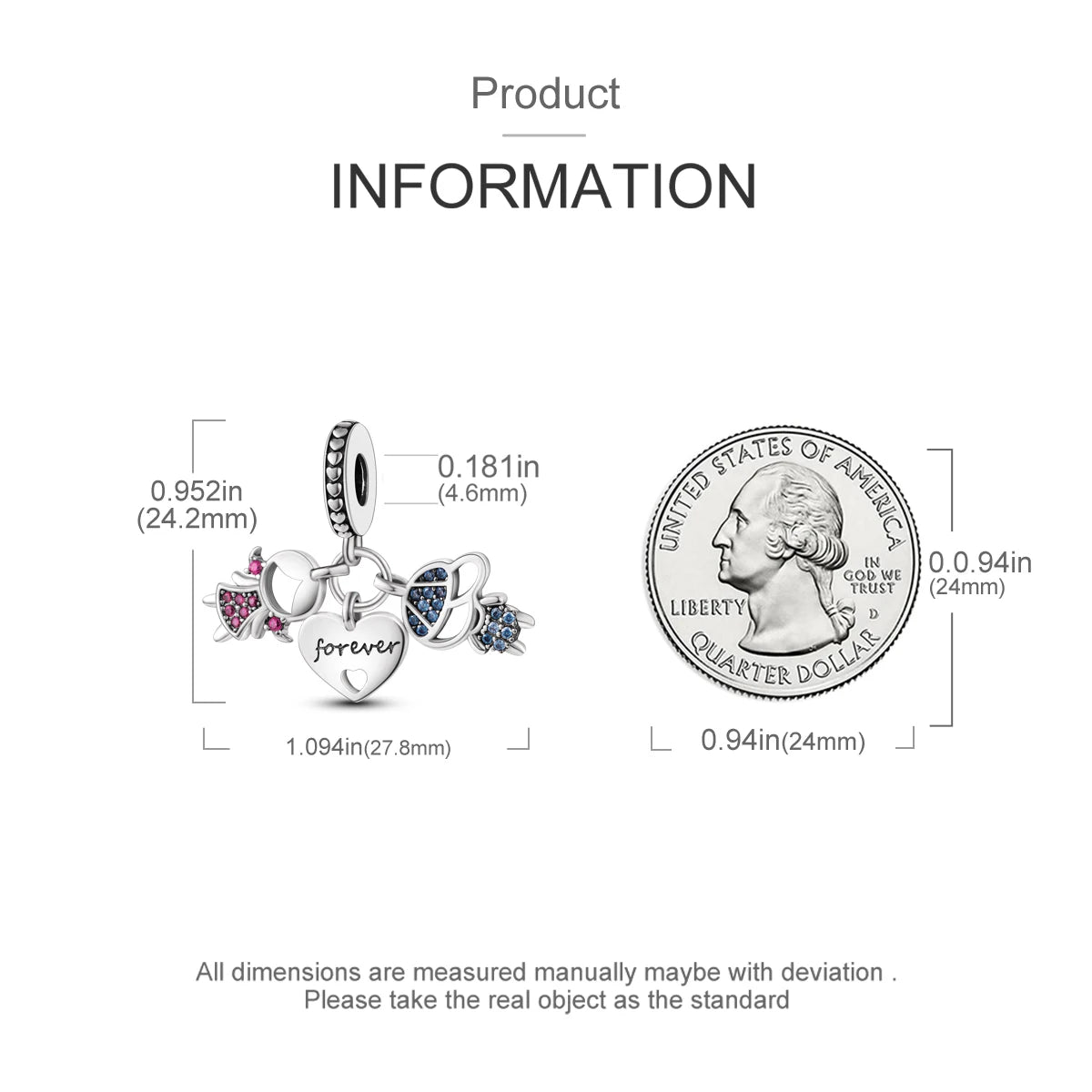 925 Sterling Silver Charm Collection for Women