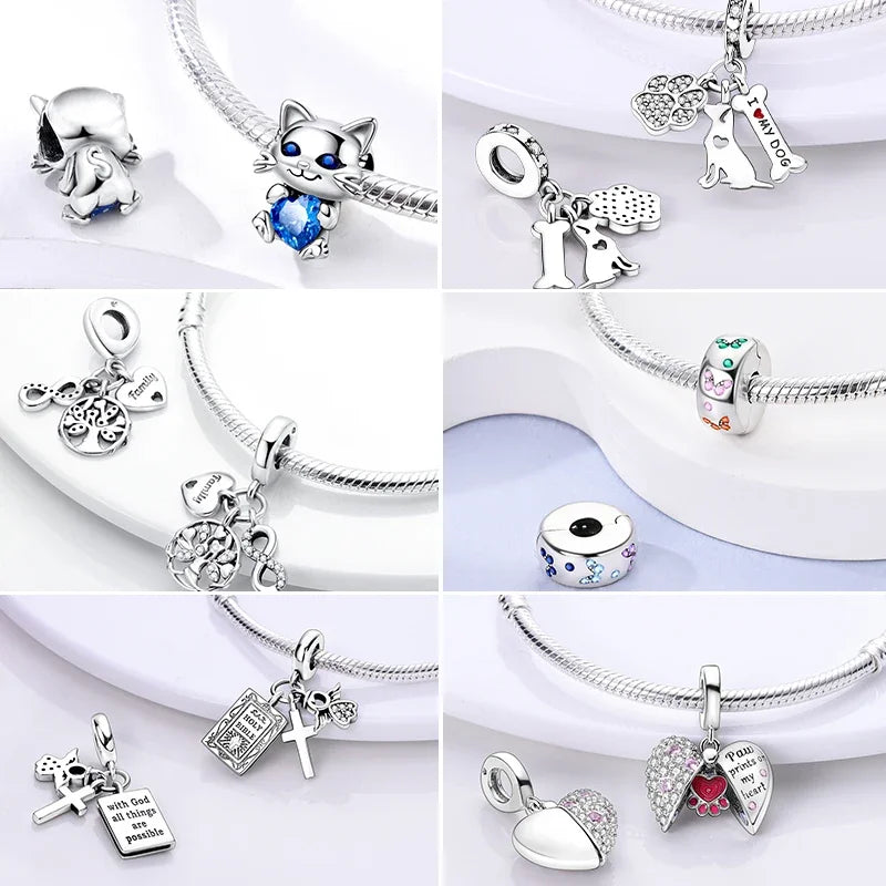 925 Sterling Silver Charm Collection for Women
