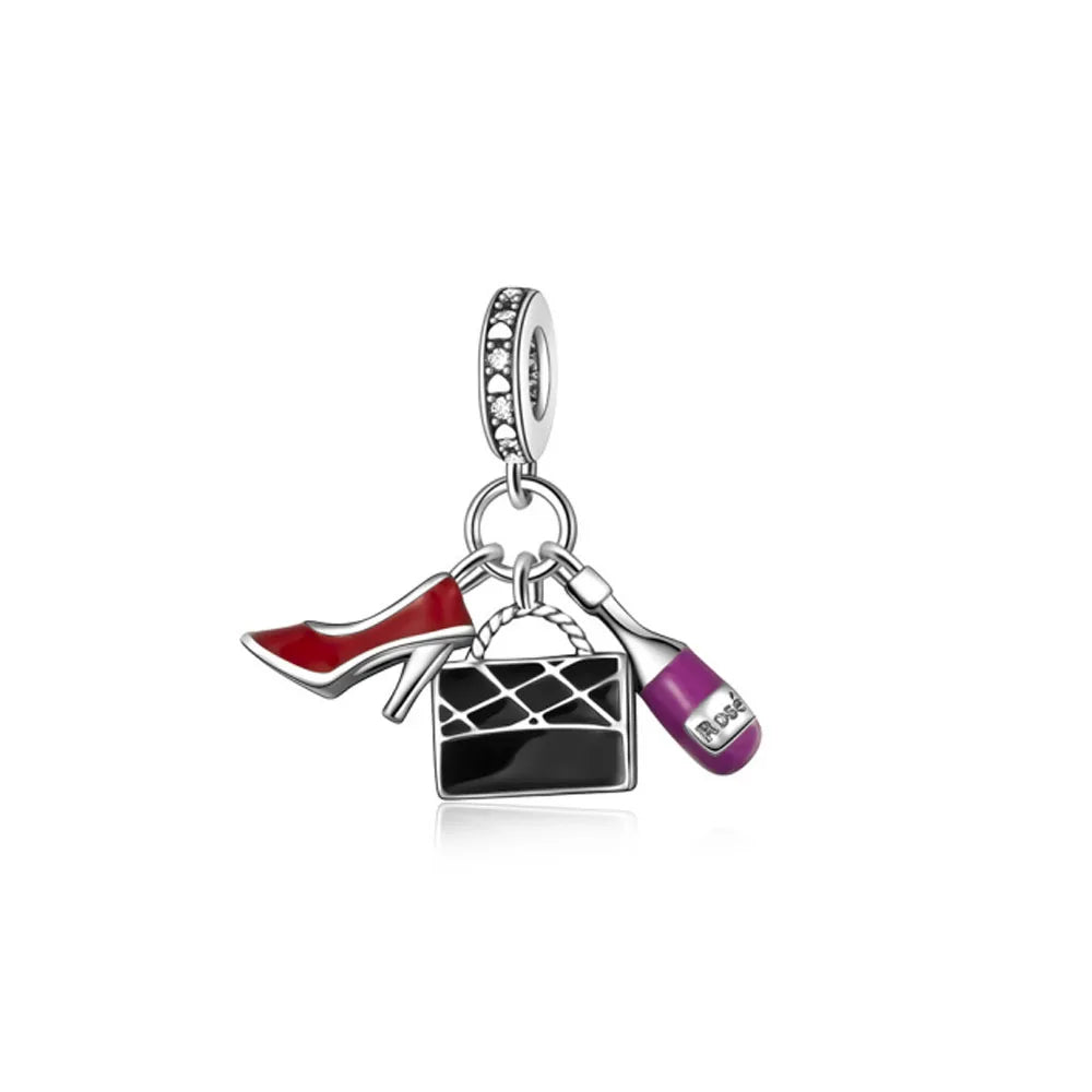 Fashionista Charm Collection (925 Sterling Silver)
