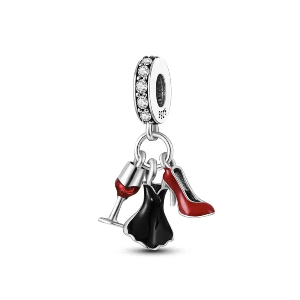 Fashionista Charm Collection (925 Sterling Silver)