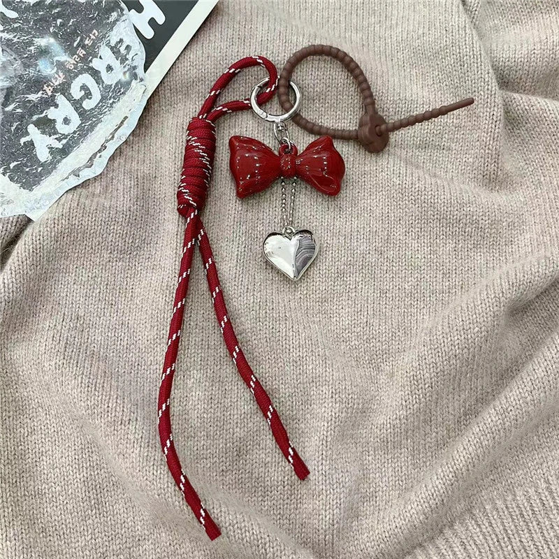 Kawaii Heart & Chocolate Keychain